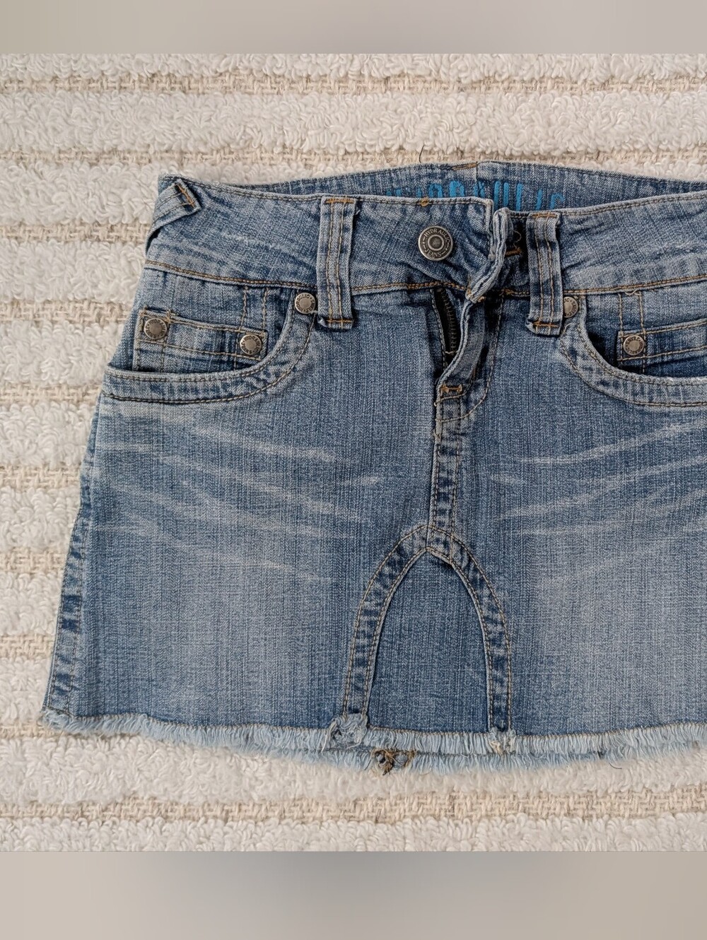 Hydraulic Juniors Light Blue Denim Mini Skirt